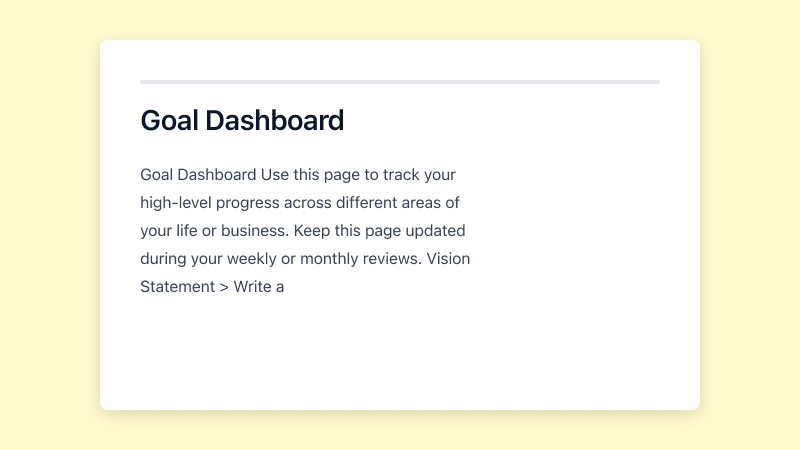 Preview of SMART Goal Tracker template